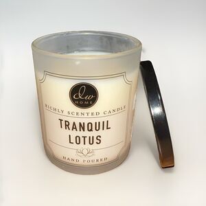 DW HOME Tranquil Lotus Richly Scented Hand Poured 105g 3.7oz Votive Candle New